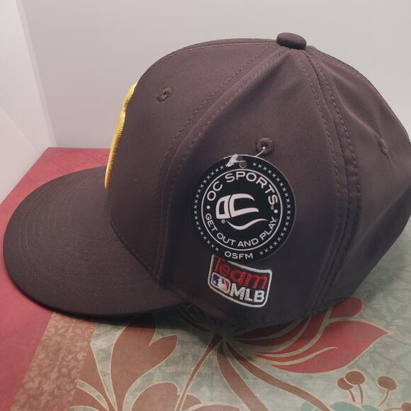 New San Diego Padres Brown MLB Team Adjustable Team Hat Cap Men's OSFM - Picture 2 of 6